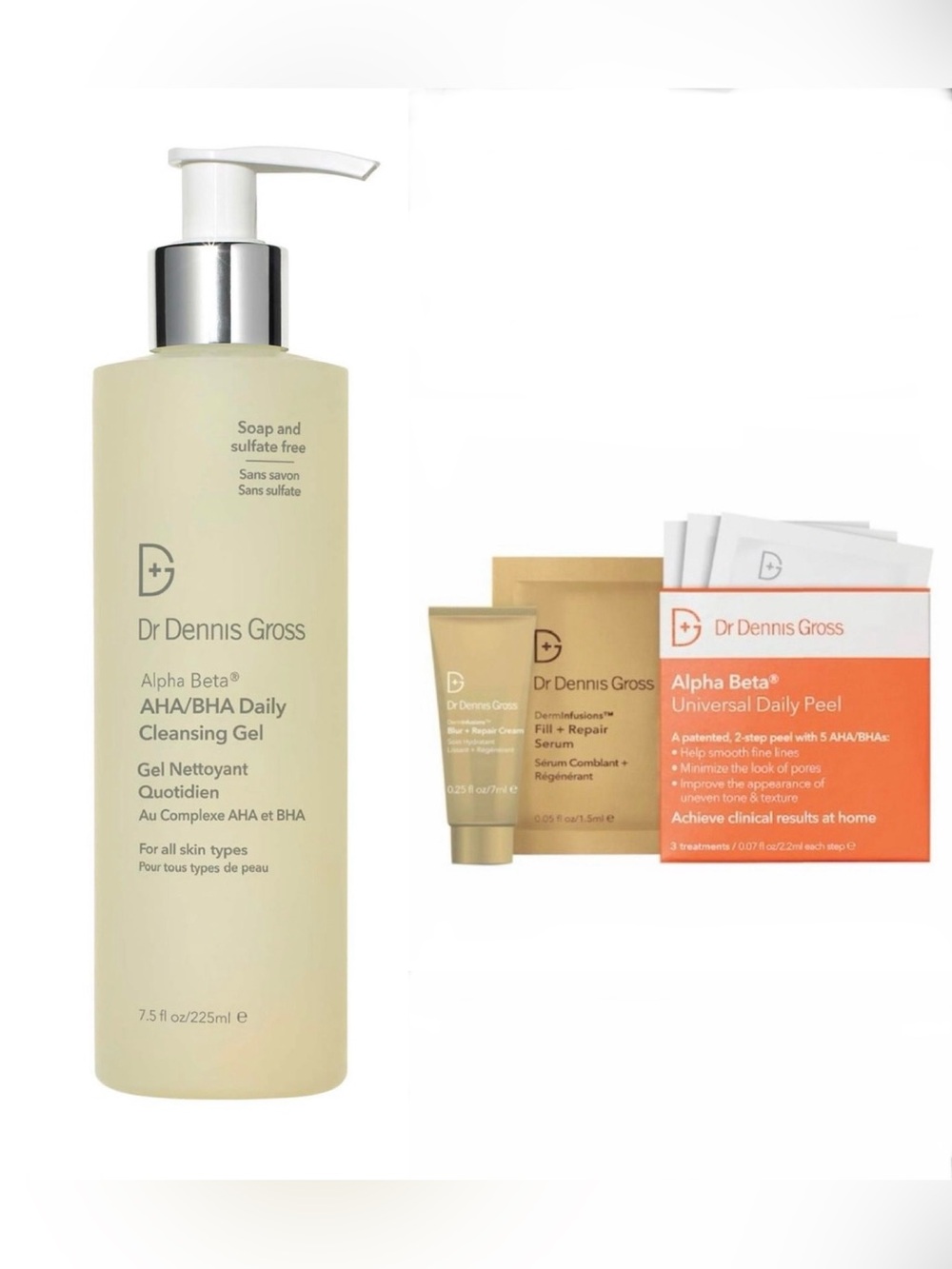 Dr Dennis Gross Alpha Beta AHA/BHA Daily Cleansing Gel + Bonus